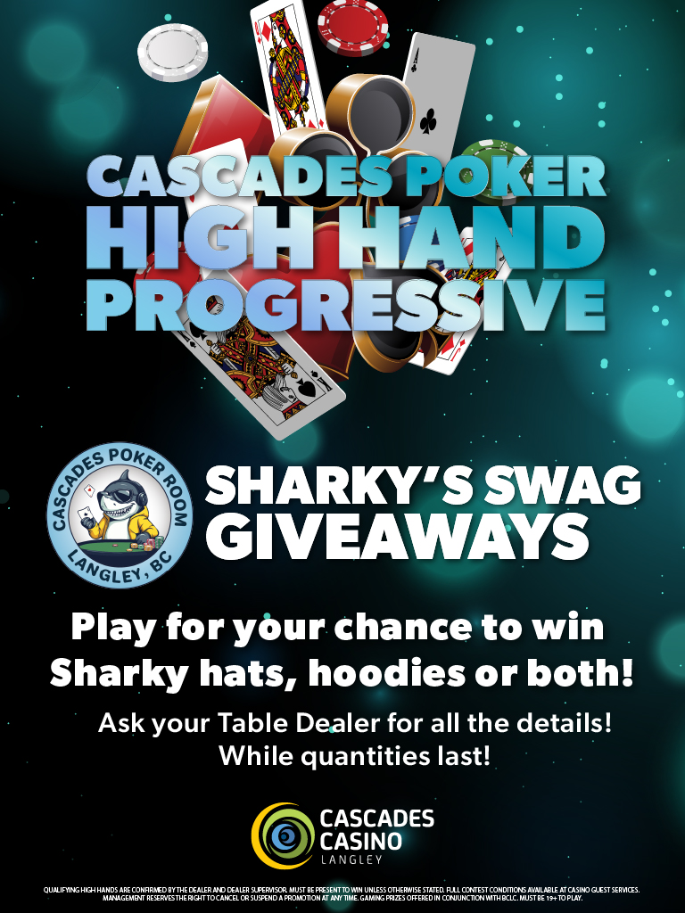 Cascades Poker High Hand Progressive